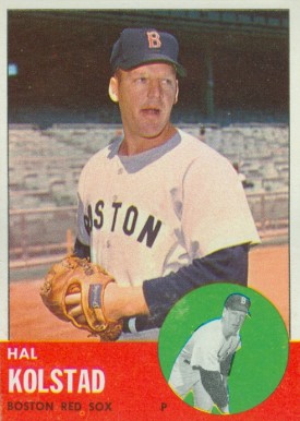 1963 Topps Hal Kolstead #574 Baseball Card