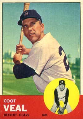 1963 Topps Coot Veal #573 Baseball Card