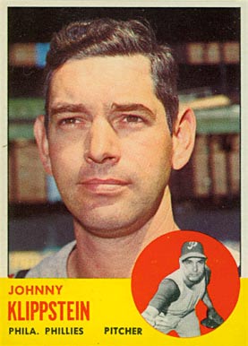 1963 Topps Johnny Klippstein #571 Baseball Card