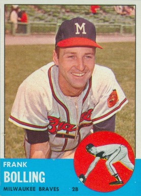 1963 Topps Frank Bolling #570 Baseball Card