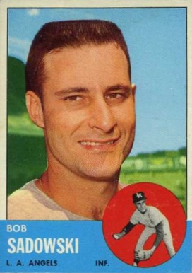 1963 Topps Bob Sadowski #568 Baseball Card