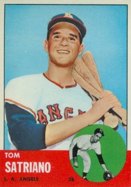 1963 Topps Tom Satriano #548 Baseball Card