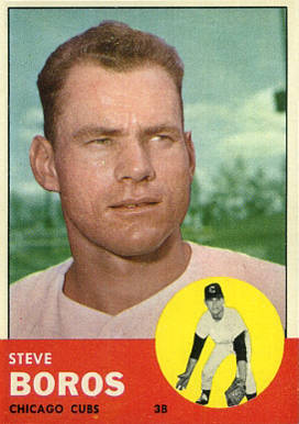 1963 Topps Steve Boros #532 Baseball Card