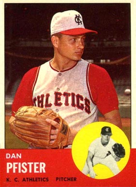 1963 Topps Dan Pfister #521 Baseball Card
