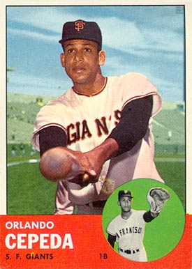 1963 Topps Orlando Cepeda #520 Baseball Card