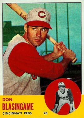 1963 Topps Don Blasingame #518 Baseball Card