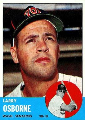 1963 Topps Larry Osborne #514 Baseball Card