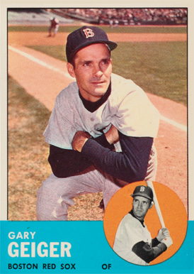 1963 Topps Gary Geiger #513 Baseball Card