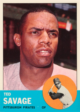 1963 Topps Ted Savage #508 Baseball Card