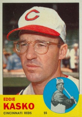 1963 Topps Eddie Kasko #498 Baseball Card