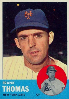 1963 Topps Frank Thomas #495 Baseball Card
