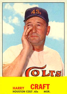 1963 Topps Harry Craft #491 Baseball Card