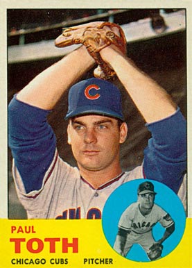 1963 Topps Paul Toth #489 Baseball Card