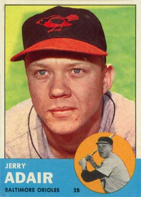 1963 Topps Jerry Adair #488 Baseball Card