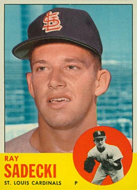 1963 Topps Ray Sadecki #486 Baseball Card