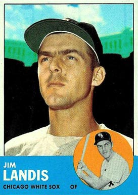 1963 Topps Jim Landis #485 Baseball Card