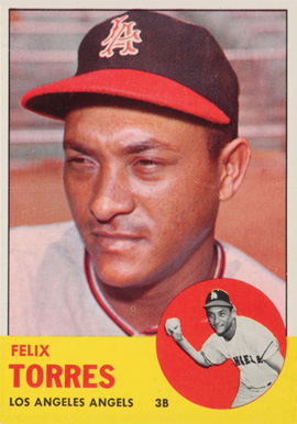1963 Topps Felix Torres #482 Baseball Card