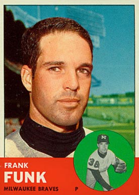 1963 Topps Frank Funk #476 Baseball Card
