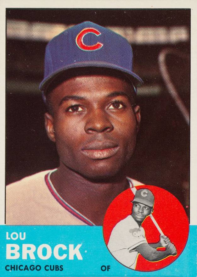 1963 Topps Lou Brock #472 Baseball Card