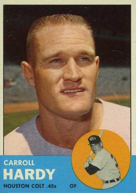 1963 Topps Carroll Hardy #468 Baseball Card