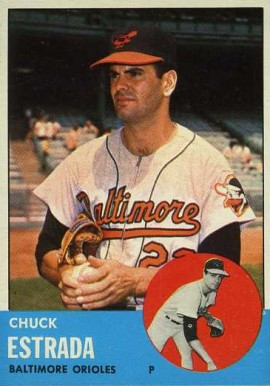 1963 Topps Chuck Estrada #465 Baseball Card