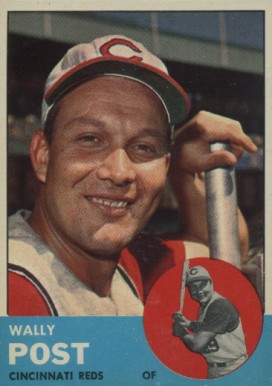 1963 Topps Wally Post #462 Baseball Card