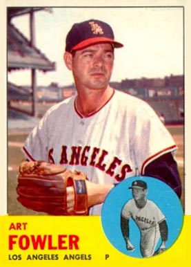 1963 Topps Art Fowler #454o Baseball Card