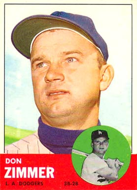 1963 Topps Don Zimmer #439 Baseball Card