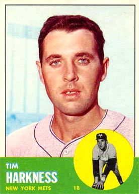 1963 Topps Tim Harkness #436 Baseball Card