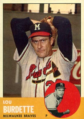 1963 Topps Lou Burdette #429 Baseball Card