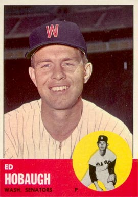 1963 Topps Ed Hobaugh #423 Baseball Card