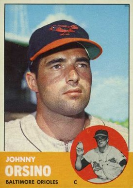 1963 Topps Johnny Orsino #418 Baseball Card