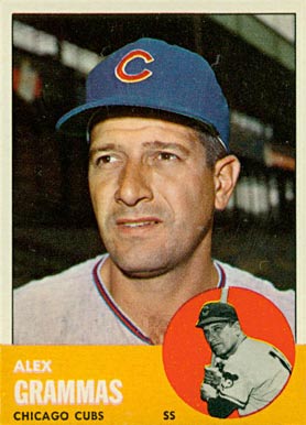 1963 Topps Alex Grammas #416 Baseball Card