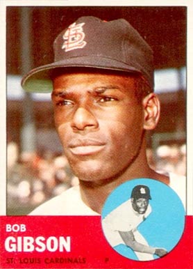 1963 Topps Bob Gibson #415 Baseball Card