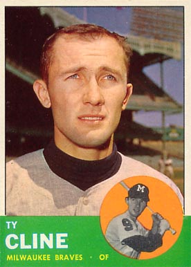 1963 Topps Ty Cline #414 Baseball Card