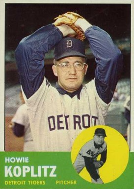 1963 Topps Howie Koplitz #406 Baseball Card