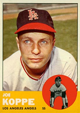 1963 Topps Joe Koppe #396 Baseball Card