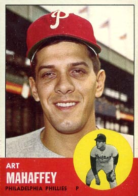 1963 Topps Art Mahaffey #385 Baseball Card
