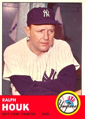 1963 Topps Ralph Houk #382 Baseball - VCP Price Guide