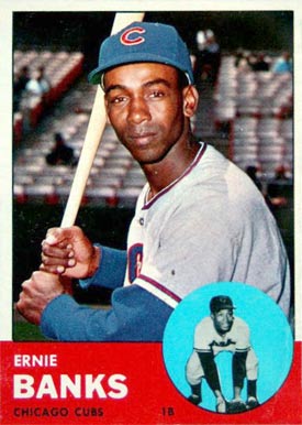 1963 Topps Ernie Banks #380 Baseball Card
