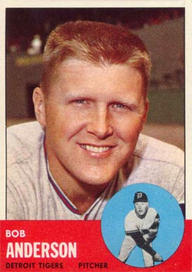 1963 Topps Bob Anderson #379 Baseball Card