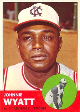 1963 Topps Johnnie Wyatt #376 Baseball Card
