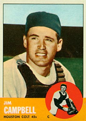 1963 Topps Jim Campbell #373 Baseball Card