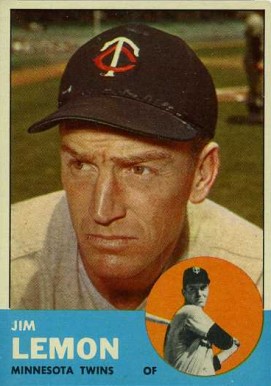 1963 Topps Jim Lemon #369 Baseball Card