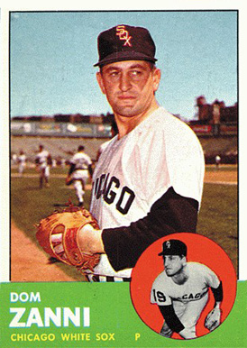 1963 Topps Dom Zanni #354 Baseball Card