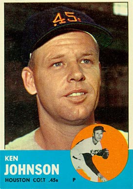 1963 Topps Ken Johnson #352 Baseball Card
