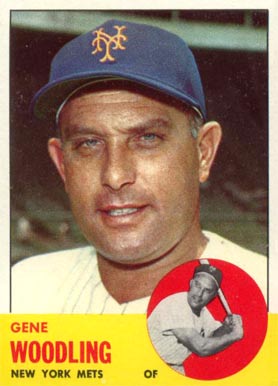 1963 Topps Gene Woodling #342 Baseball Card