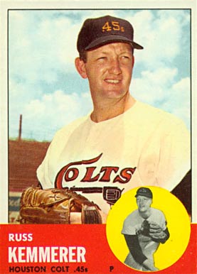 1963 Topps Russ Kemmerer #338 Baseball Card