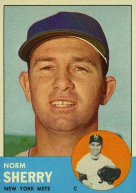 1963 Topps Norm Sherry #316 Baseball Card