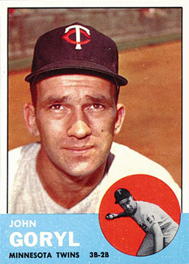 1963 Topps John Goryl #314 Baseball Card
